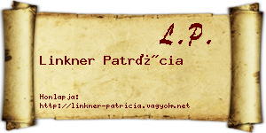 Linkner Patrícia névjegykártya